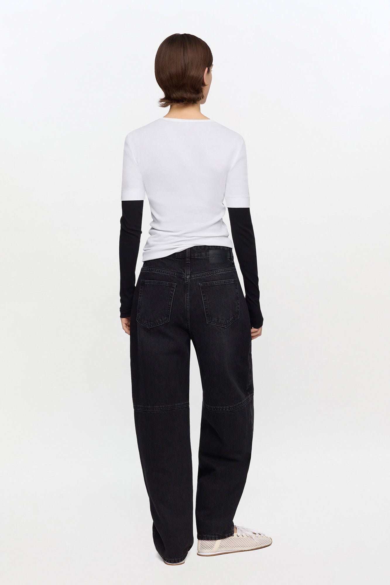 GANNI For Sale Stary Jeans in Black Rigid Denim