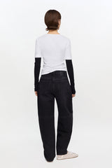 GANNI For Sale Stary Jeans in Black Rigid Denim