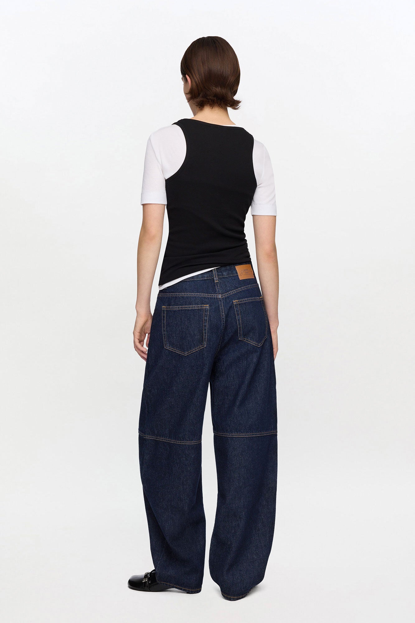 GANNI Outlet Stary Jeans in Dark Rinse Denim