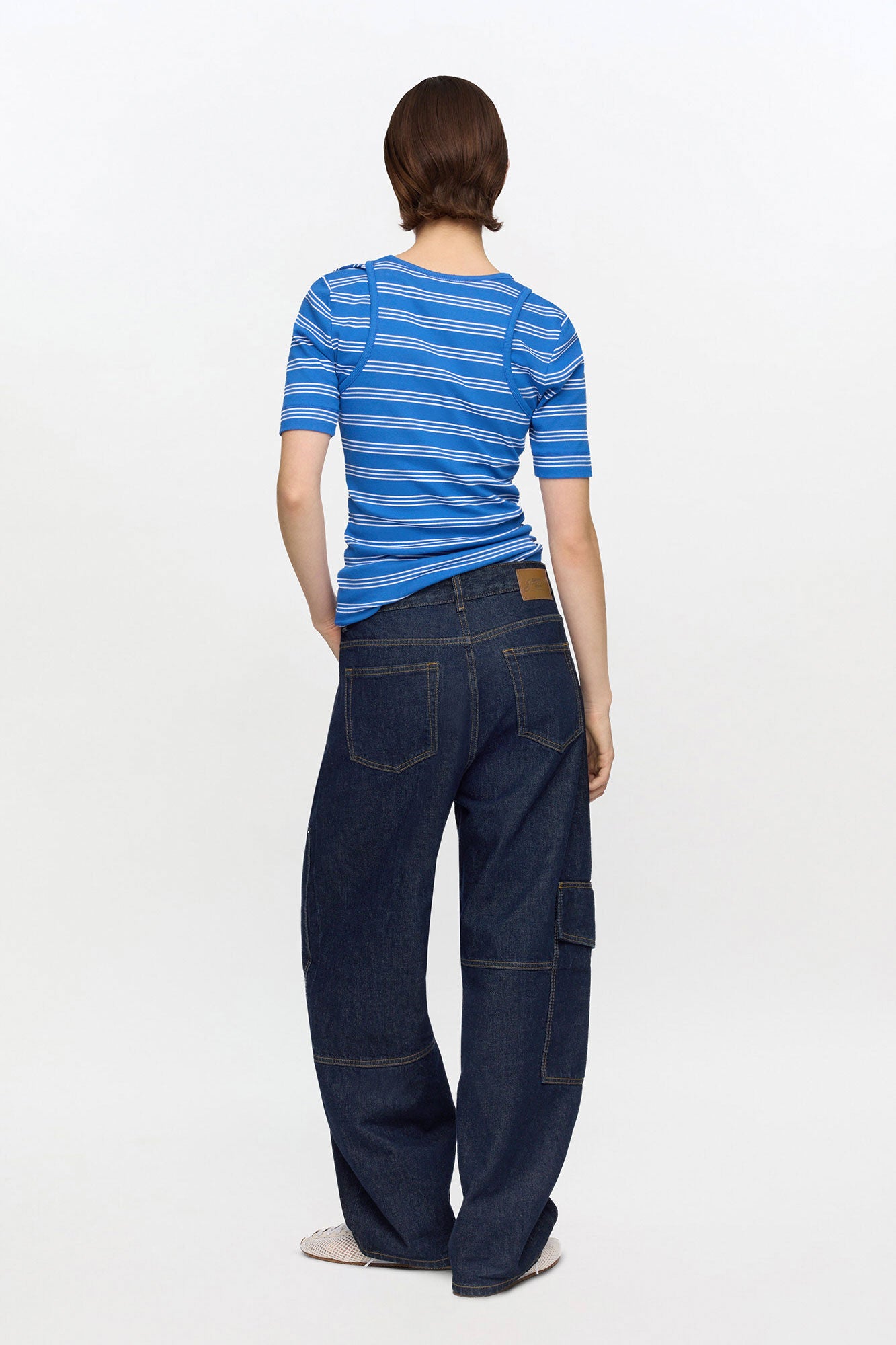 GANNI New Audri Jeans in Dark Rinse Denim