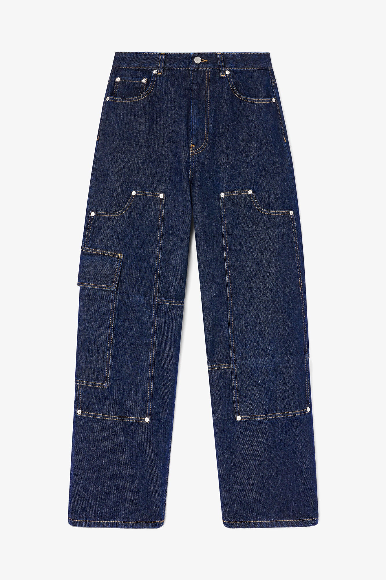 GANNI New Audri Jeans in Dark Rinse Denim