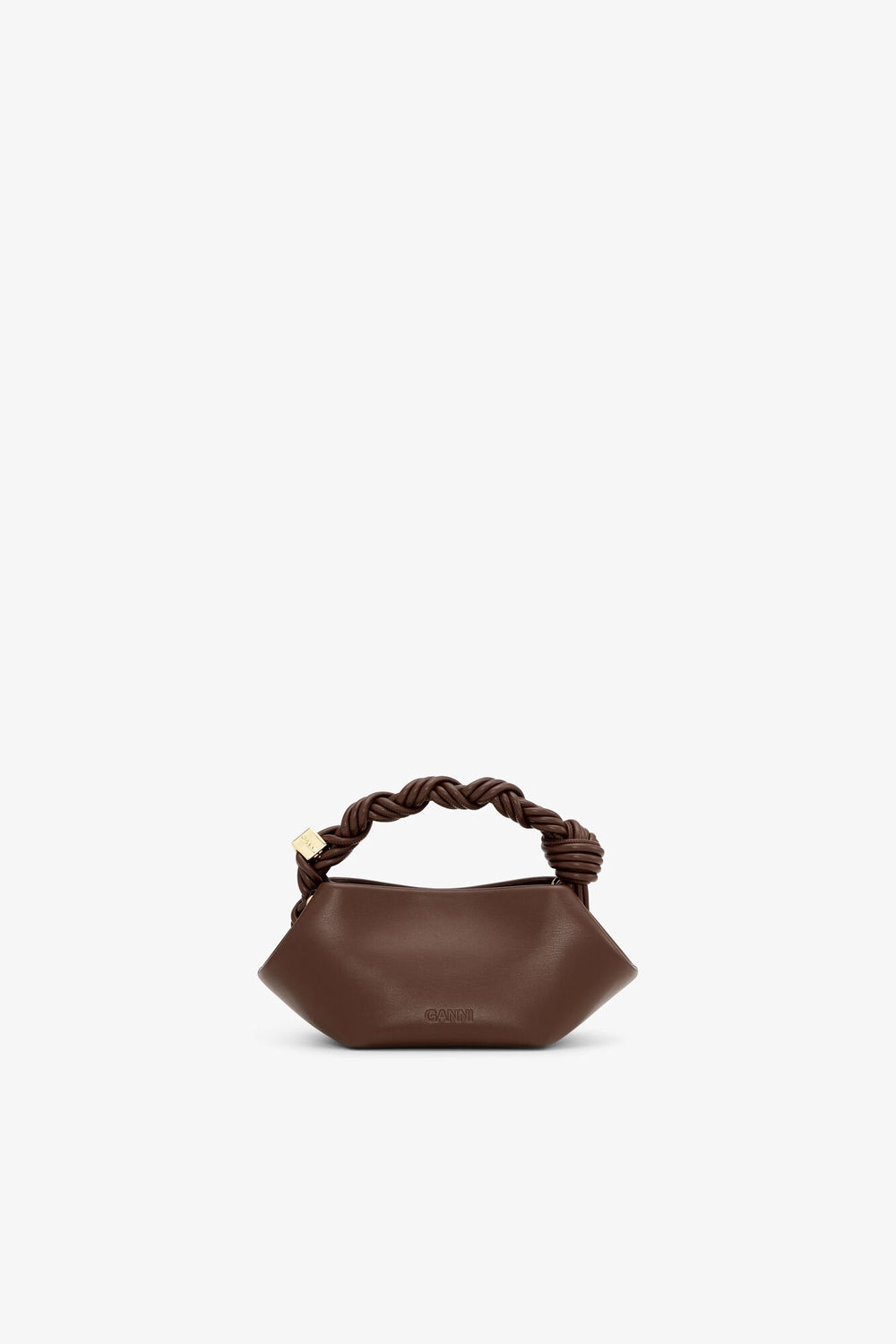 GANNI Discount Chocolate Fondant Brown Mini Bou Bag
