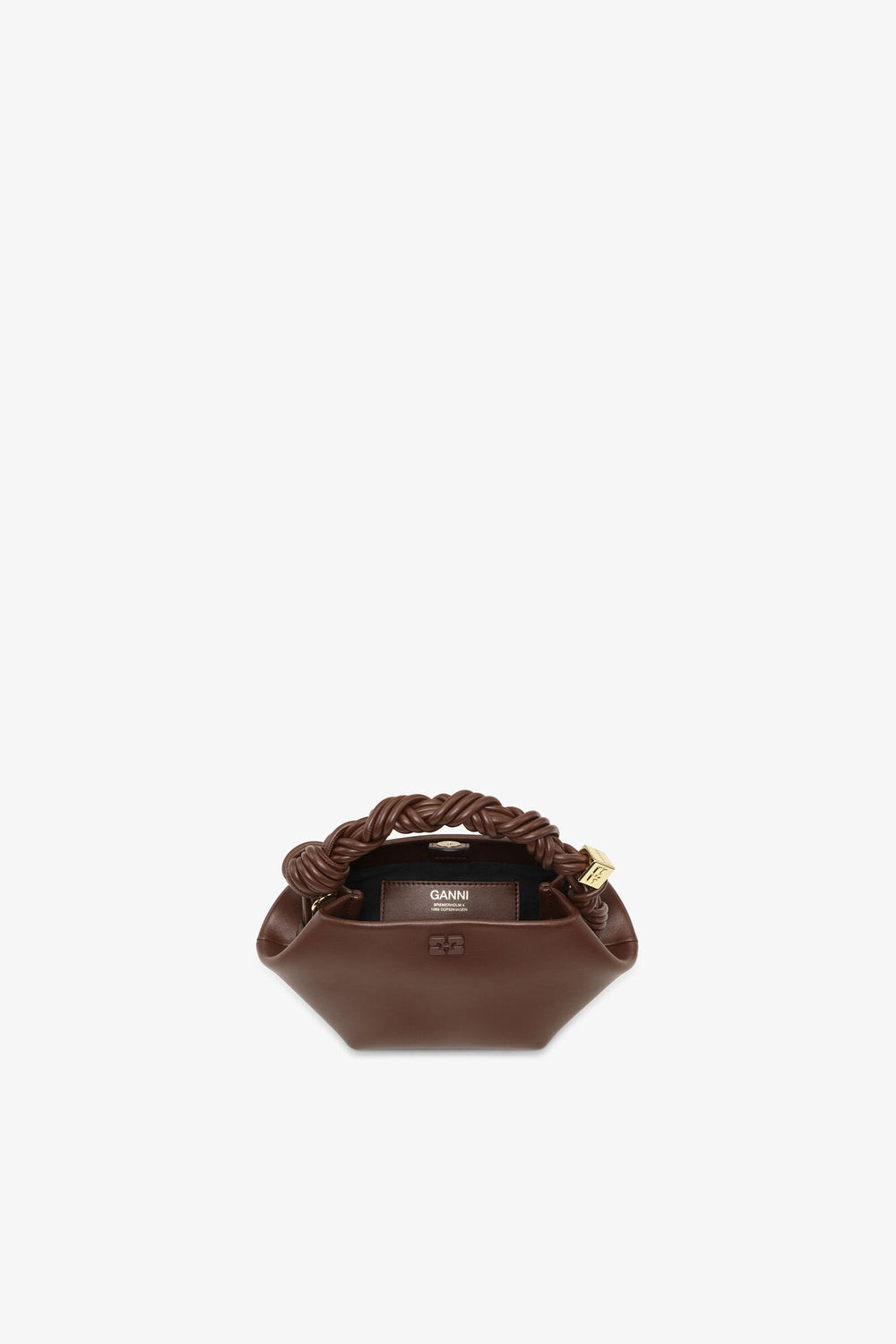 GANNI Discount Chocolate Fondant Brown Mini Bou Bag