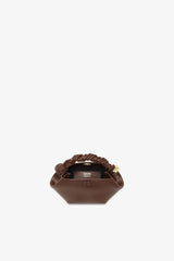 GANNI Discount Chocolate Fondant Brown Mini Bou Bag