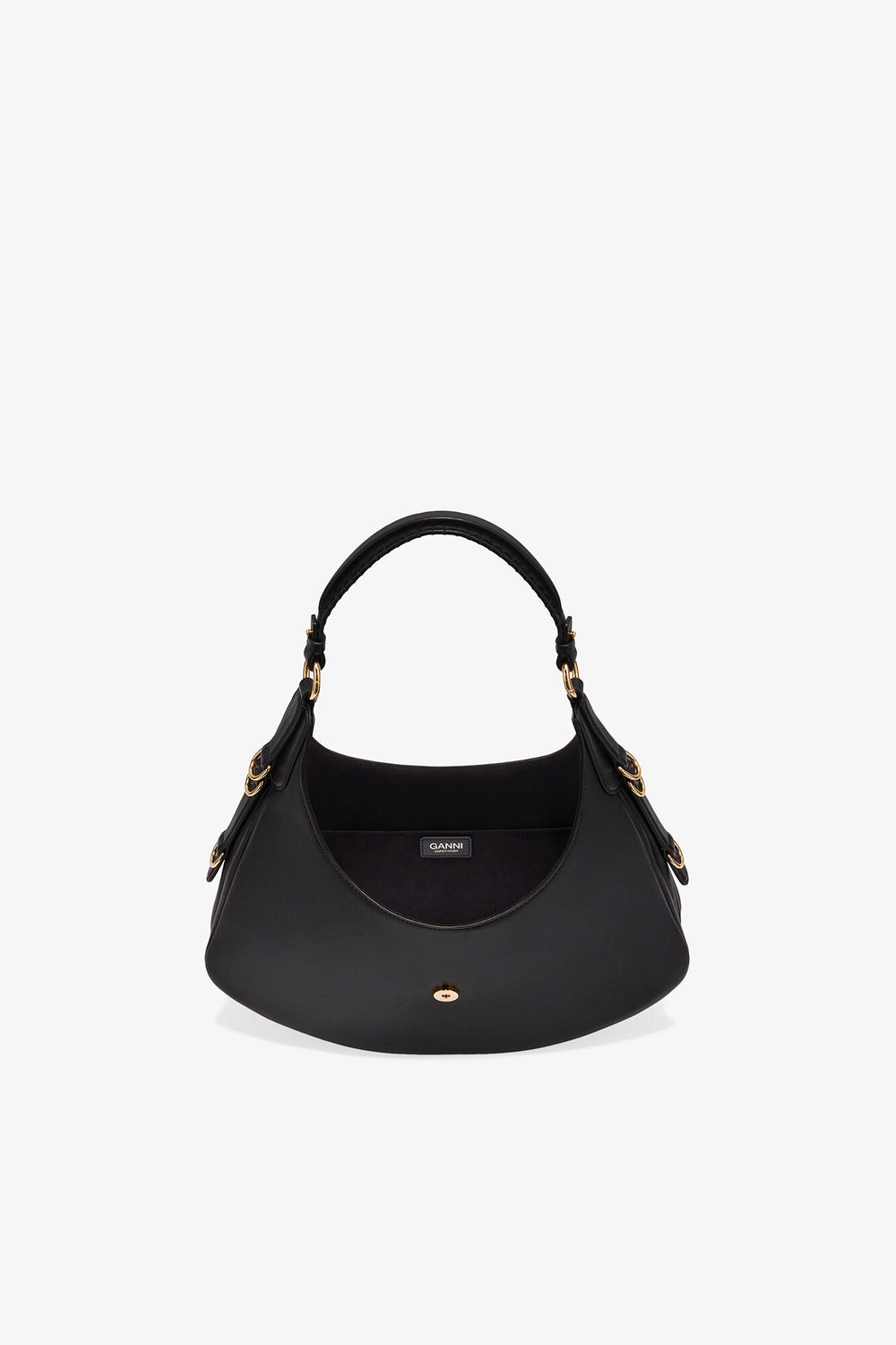 GANNI Hot Sale Black Black Small Kat Bag