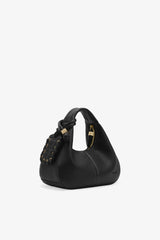 GANNI New Black Black Mini Hobo Bag