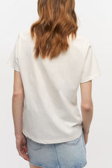 GANNI Outlet Ivory Grapes Print T-shirt