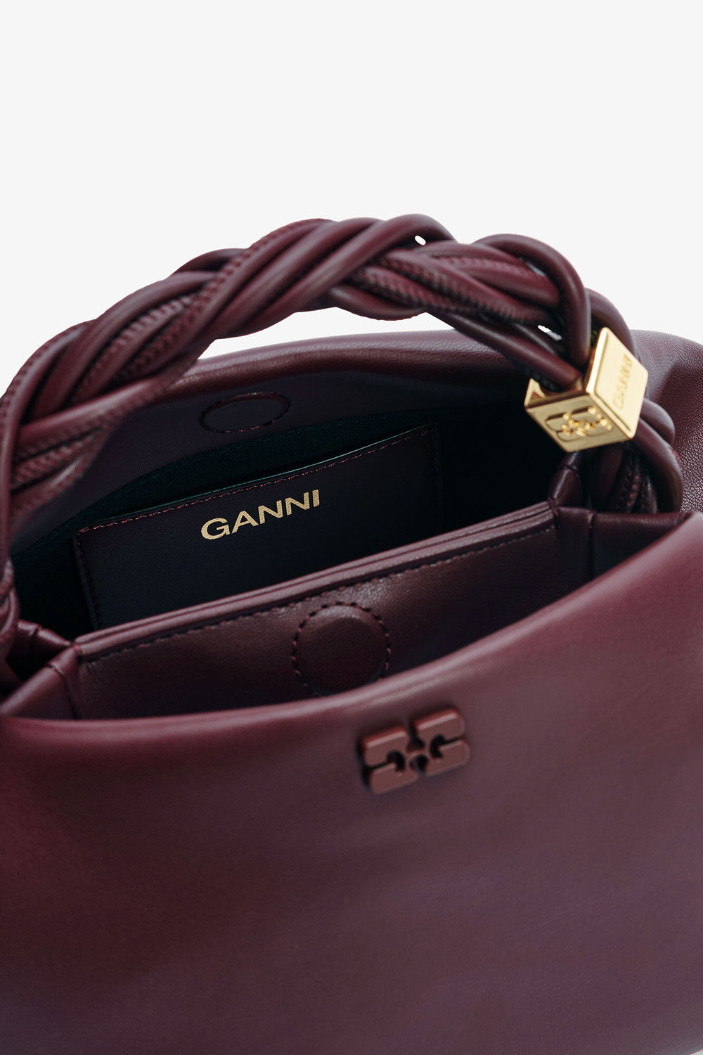 GANNI On Sale Burgundy Burgundy Small Bou Bag