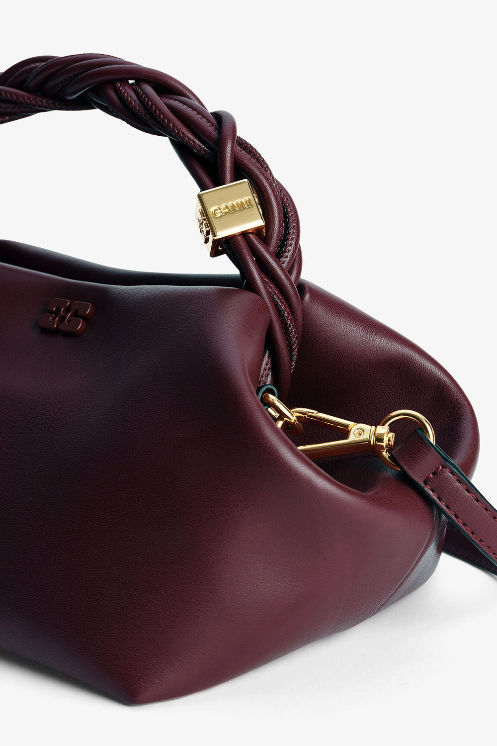 GANNI On Sale Burgundy Burgundy Small Bou Bag
