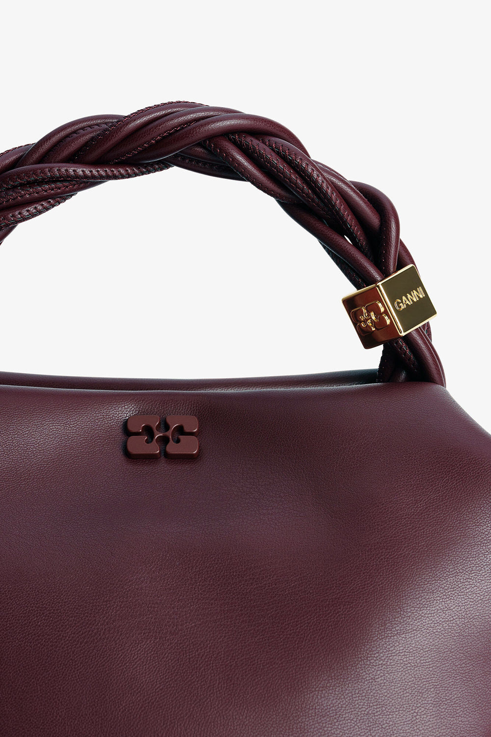 GANNI On Sale Burgundy Burgundy Small Bou Bag