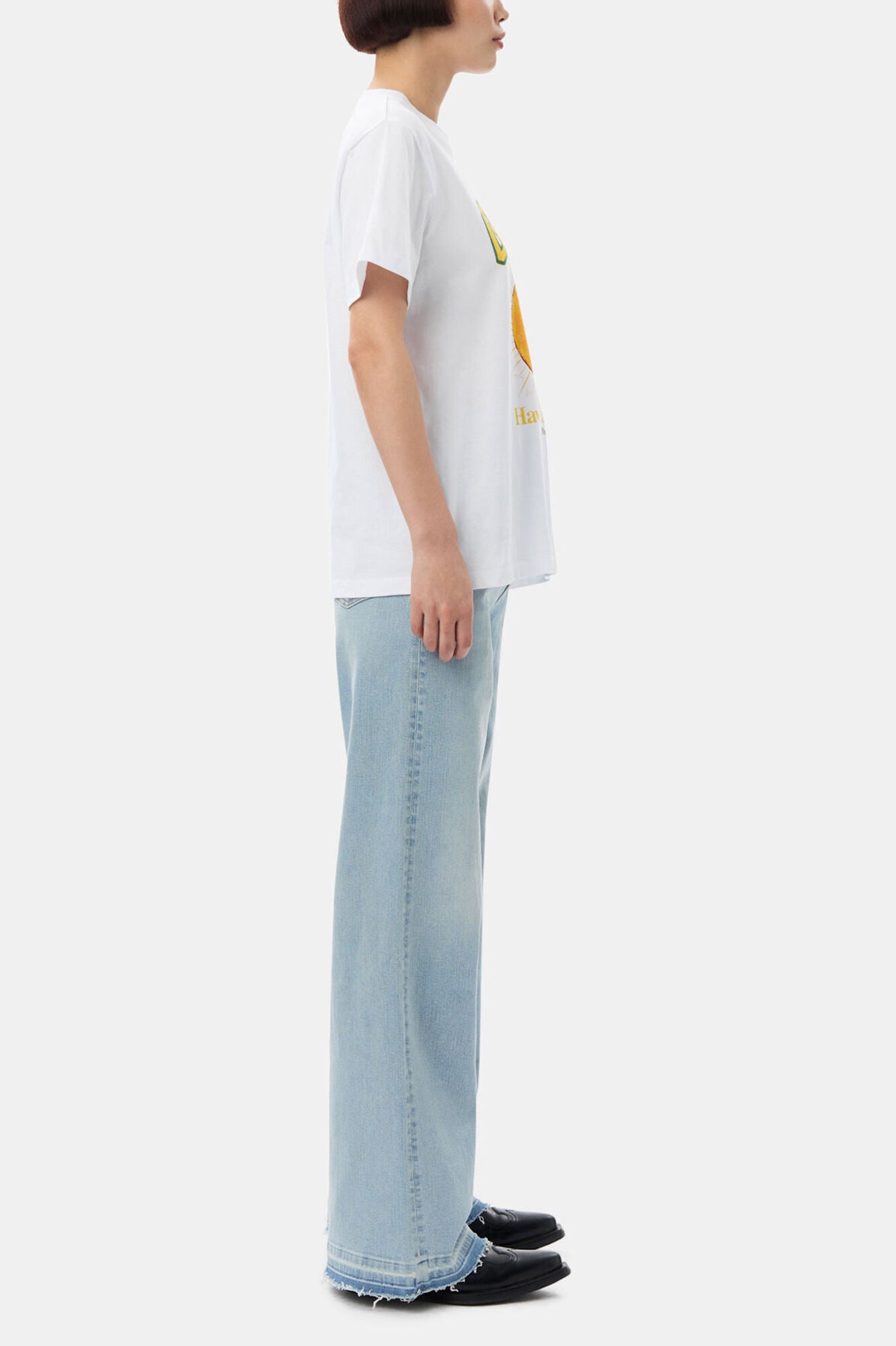 GANNI For Sale Relaxed Peach T-shirt