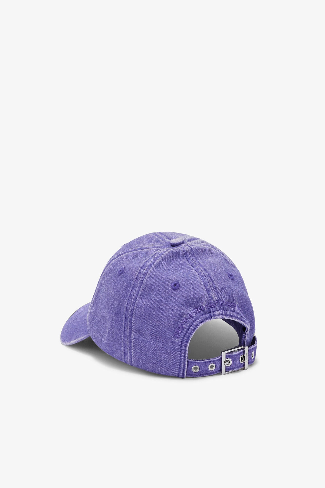 GANNI us Passion Flower Washed Canvas Cap