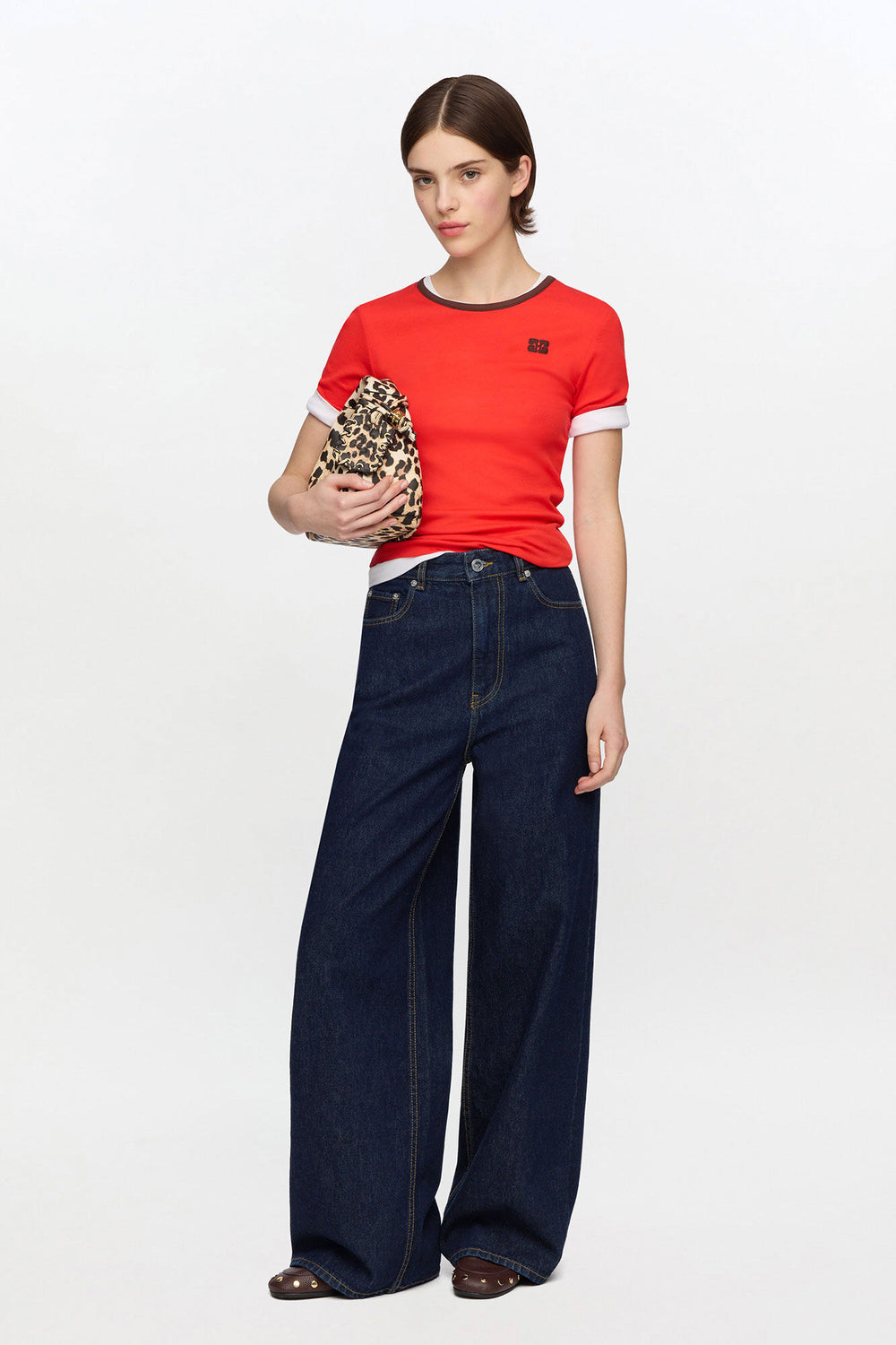 GANNI Sale Lari Jeans in Dark Rinse Denim