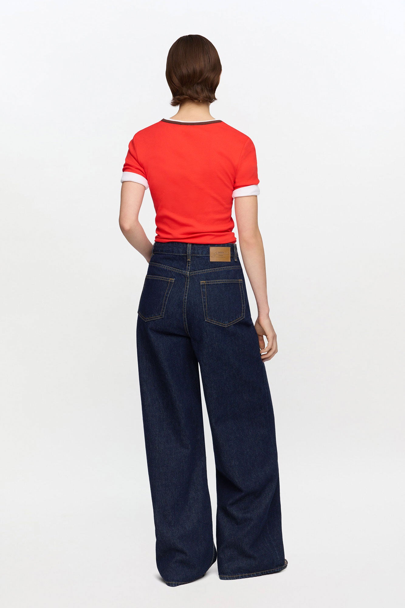 GANNI Sale Lari Jeans in Dark Rinse Denim