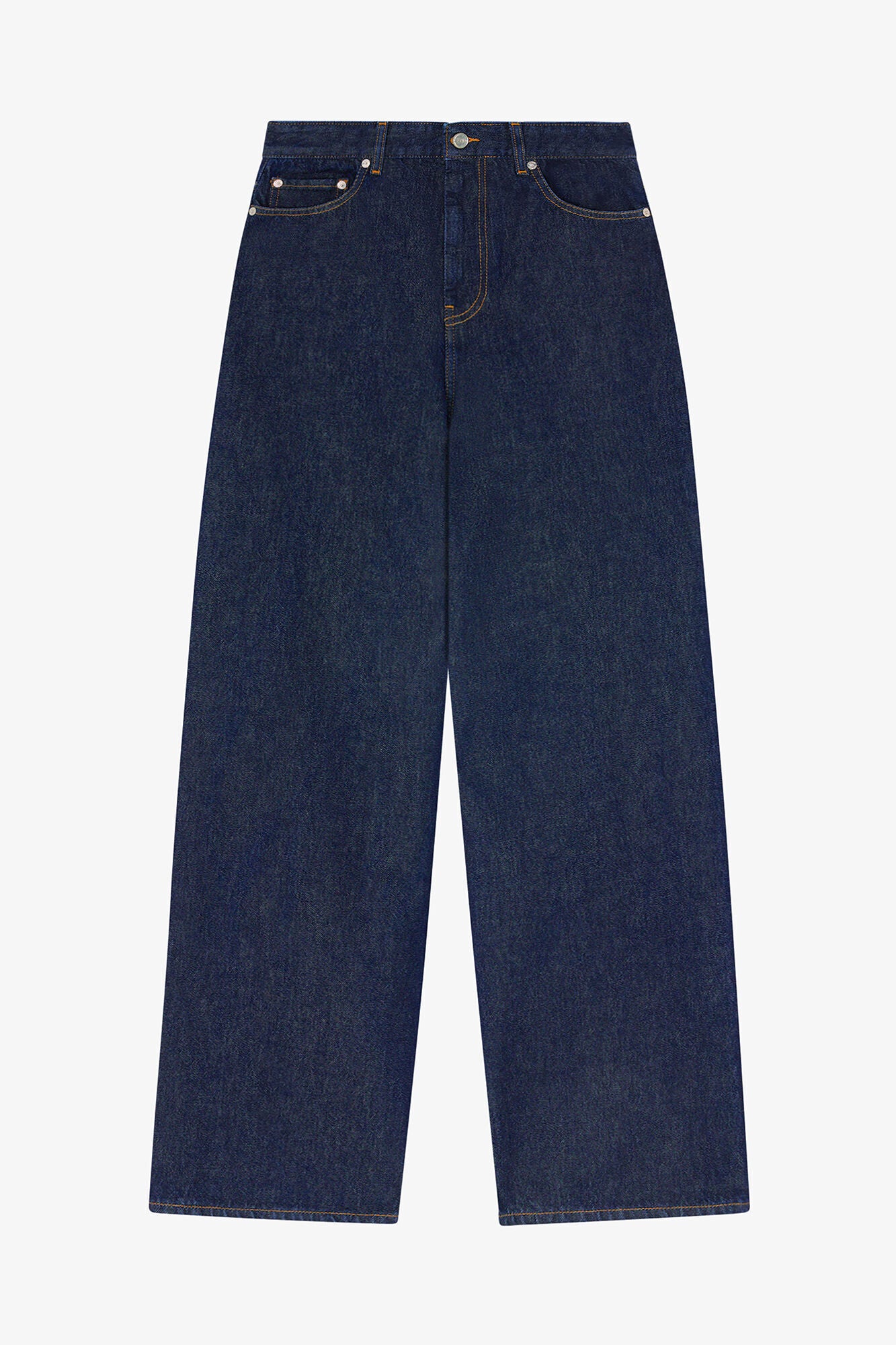 GANNI Sale Lari Jeans in Dark Rinse Denim