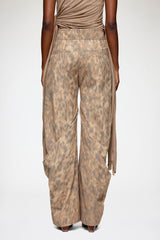 GANNI Outlet Pants in Printed Cotton
