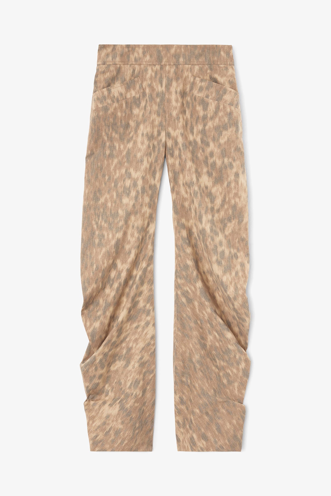GANNI Outlet Pants in Printed Cotton