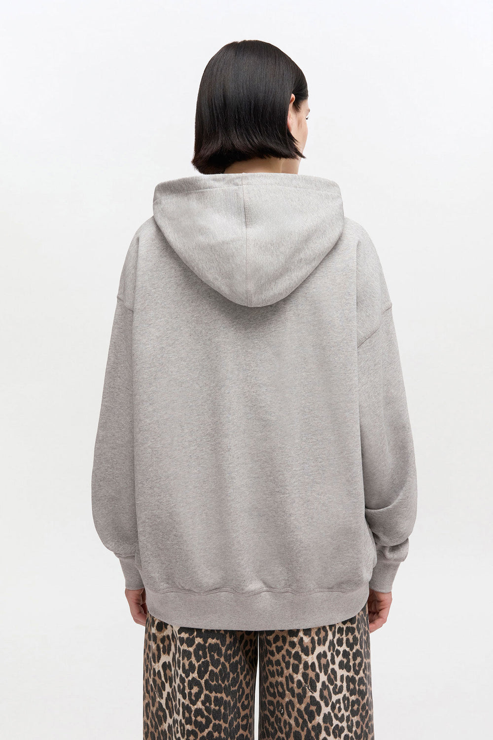 GANNI us Grey Tiger Hoodie