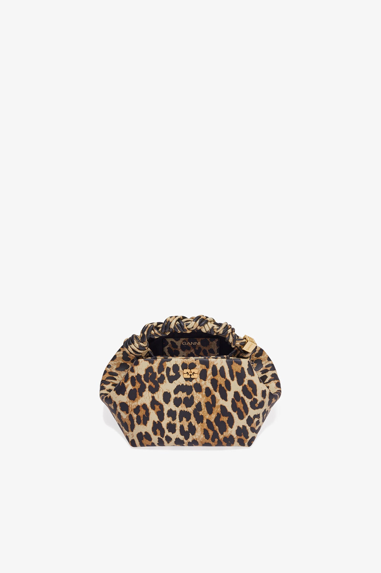 GANNI Outlet Leopard Leopard Small Bou Bag