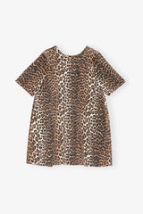 GANNI New Leopard Mini Dress