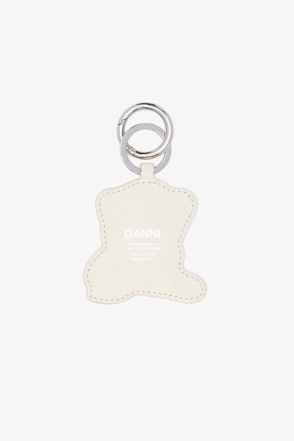 GANNI On Sale Egret Baby Leo Keyring