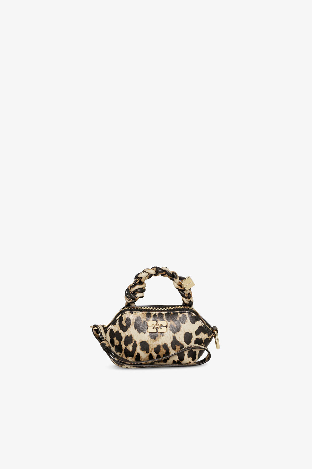 GANNI For Sale Leopard Leopard Nano Bou Bag