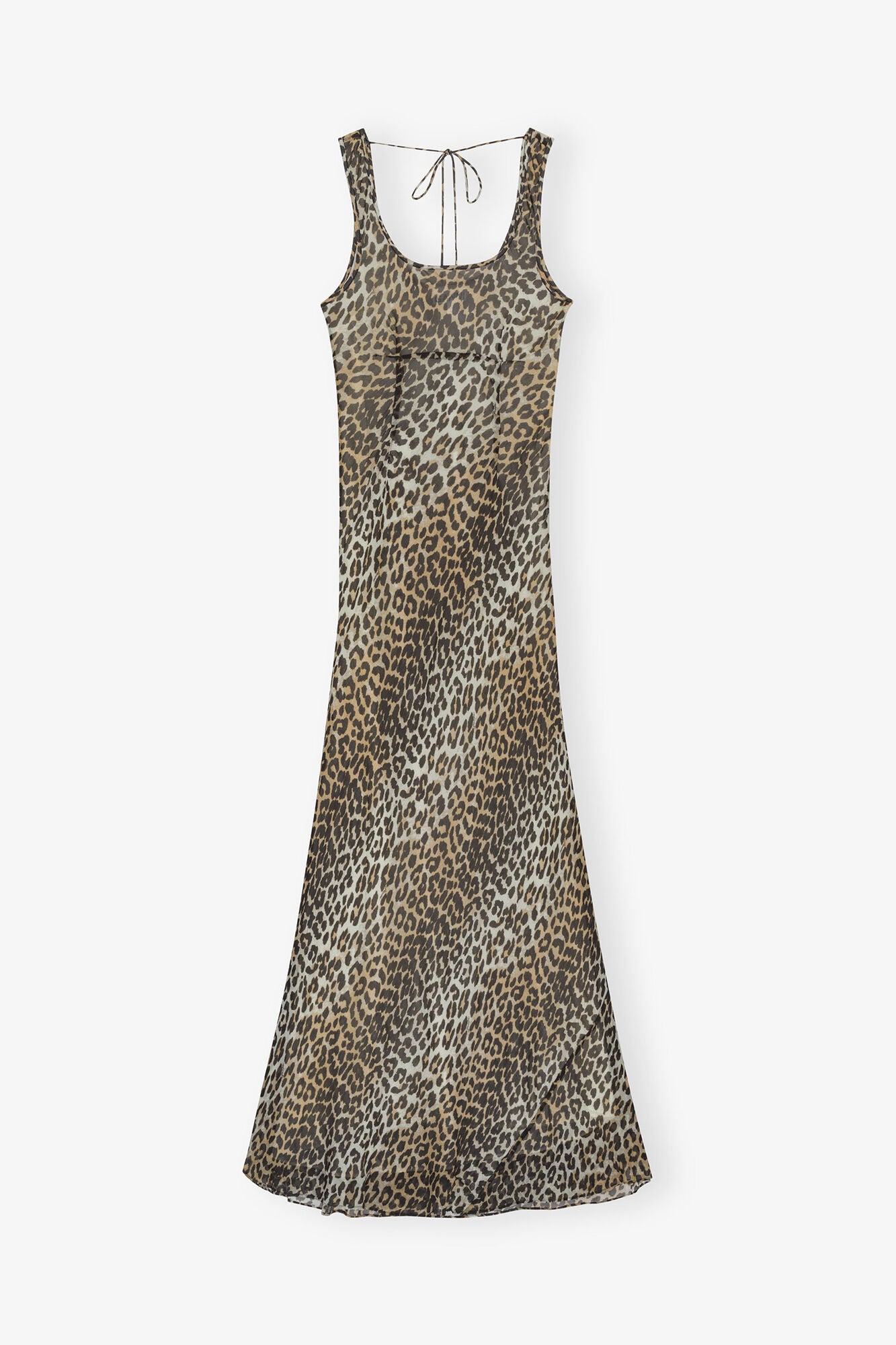 GANNI New Leopard Print Maxi Dress
