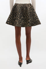 GANNI Sale Metallic Cloque Circle Skirt