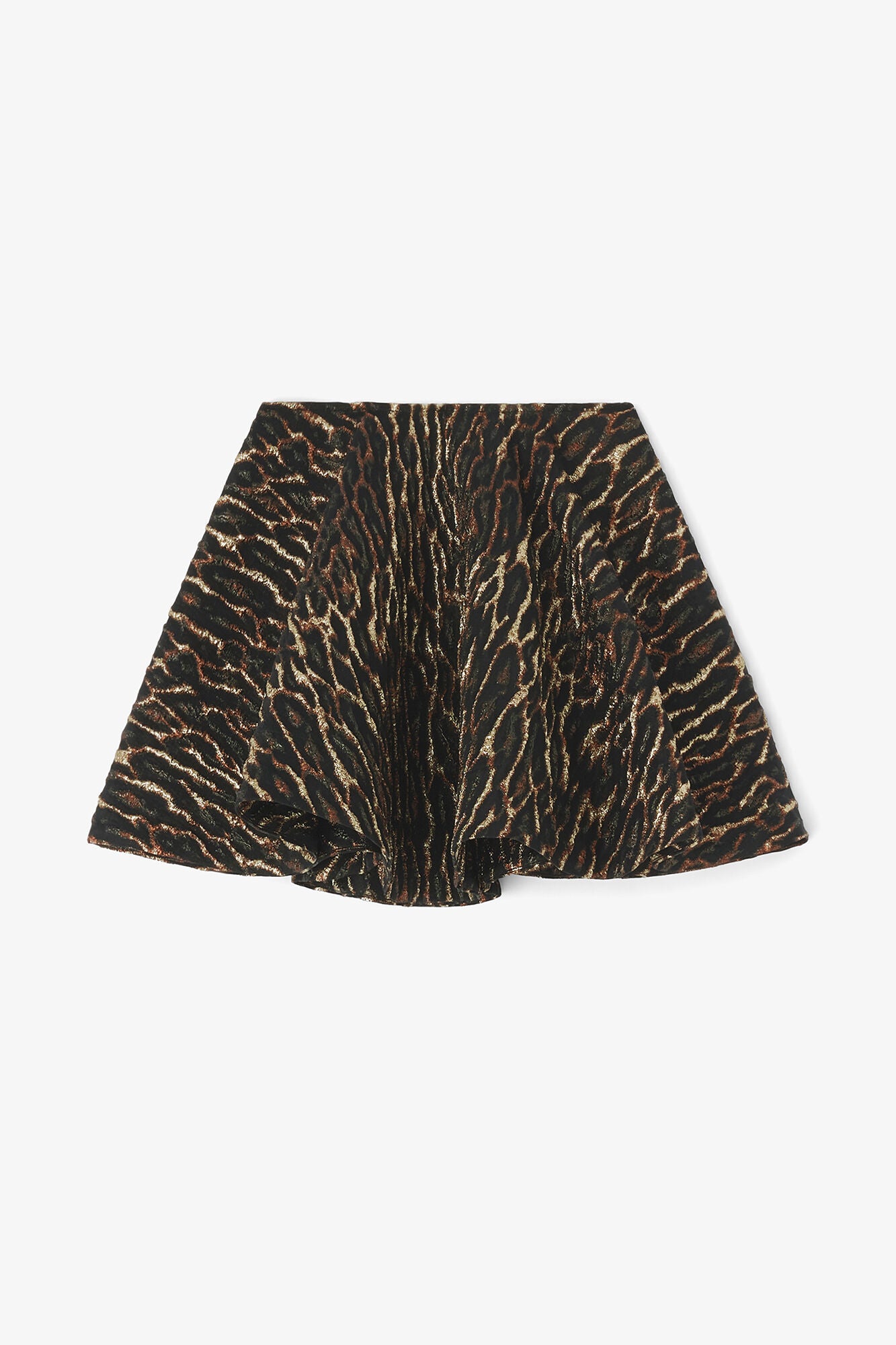 GANNI Sale Metallic Cloque Circle Skirt