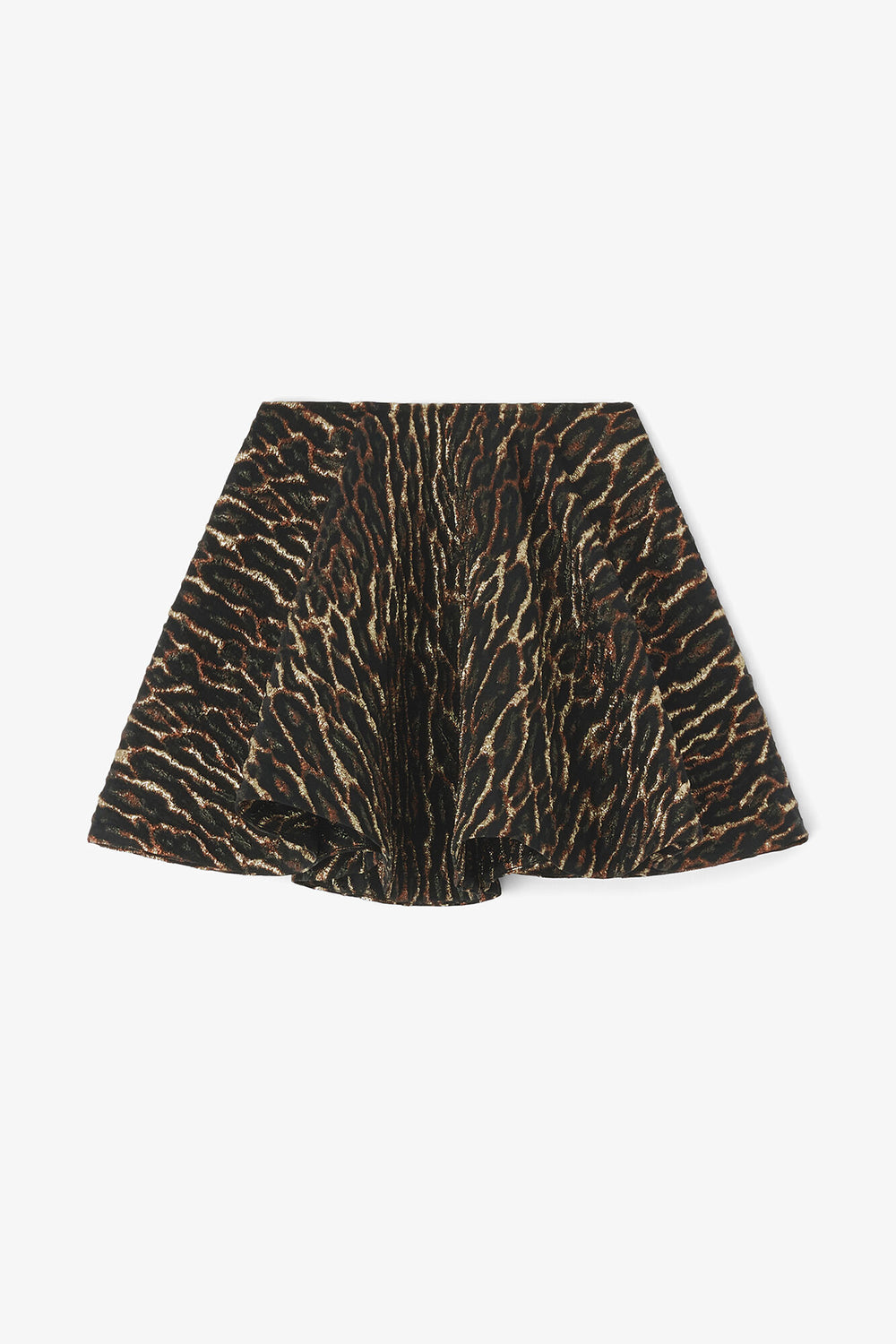 GANNI Sale Metallic Cloque Circle Skirt