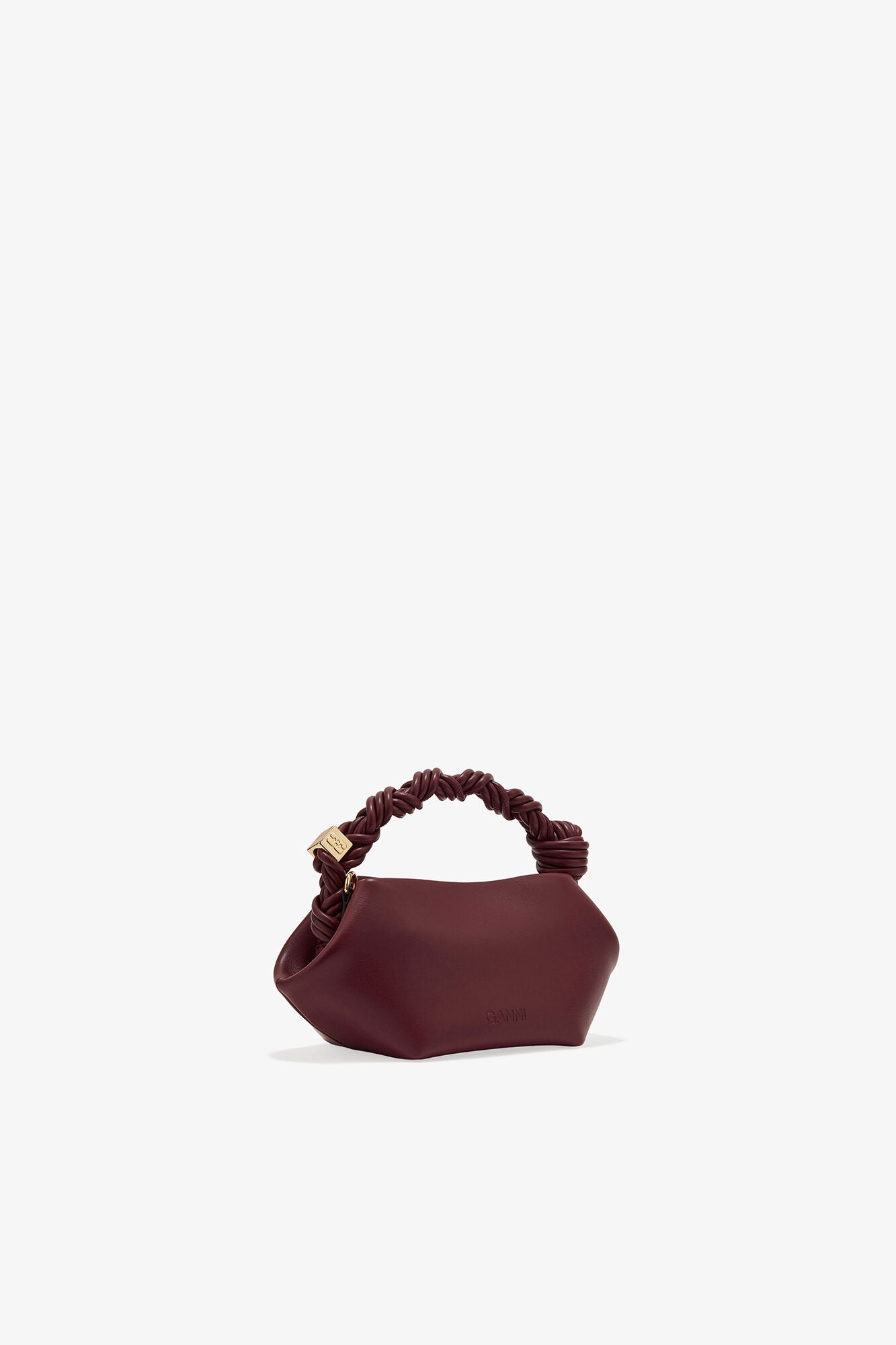 GANNI us Burgundy Mini Bou Bag