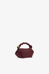 GANNI us Burgundy Mini Bou Bag