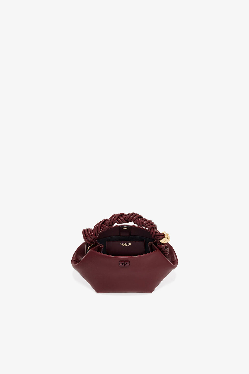 GANNI us Burgundy Mini Bou Bag