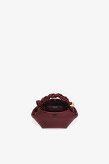 GANNI us Burgundy Mini Bou Bag
