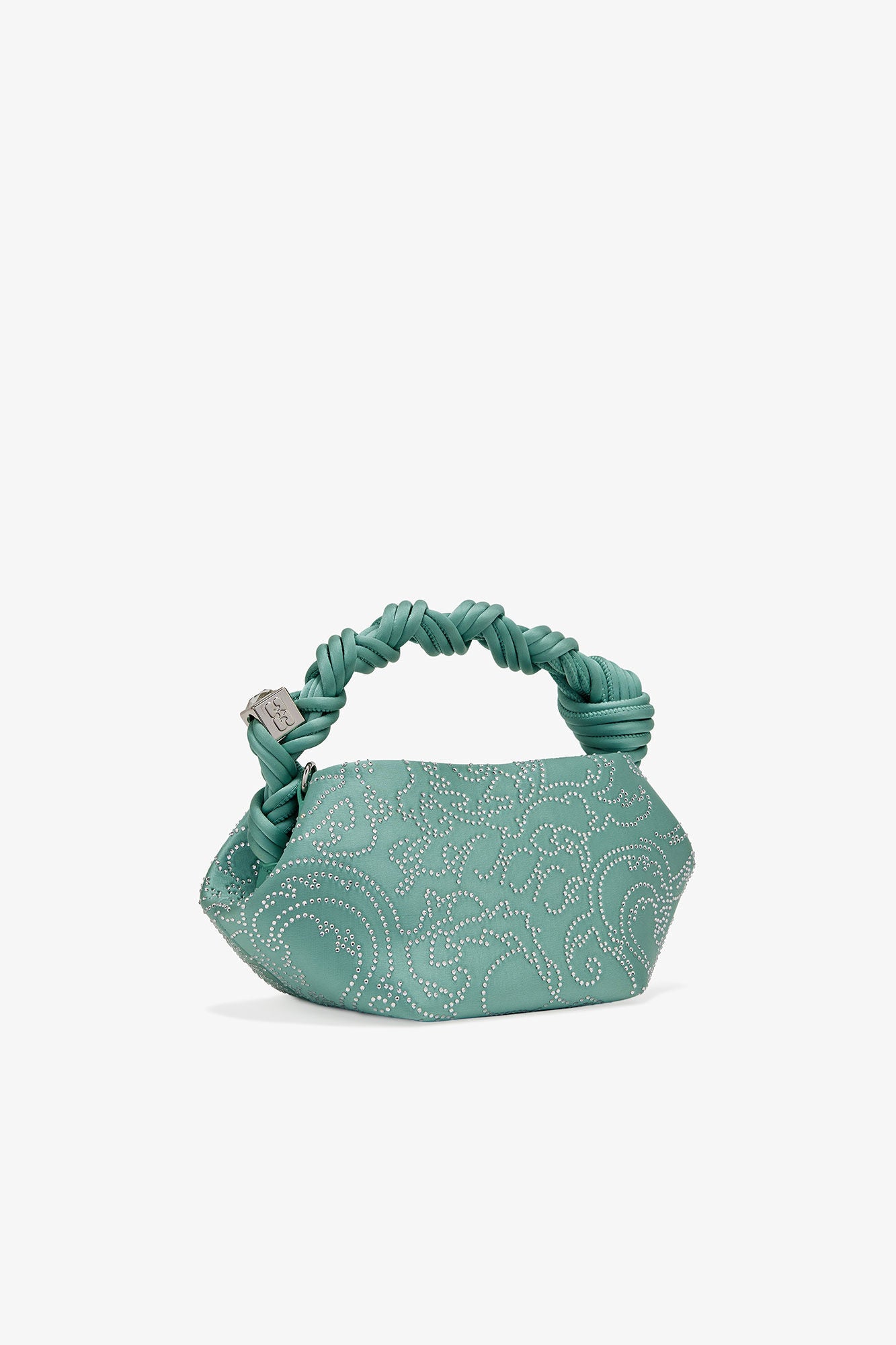 GANNI Sale Brook Green Green Rhinestone Mini Bou Bag