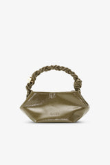 GANNI Outlet Military Olive Olive Green Mini Bou Bag