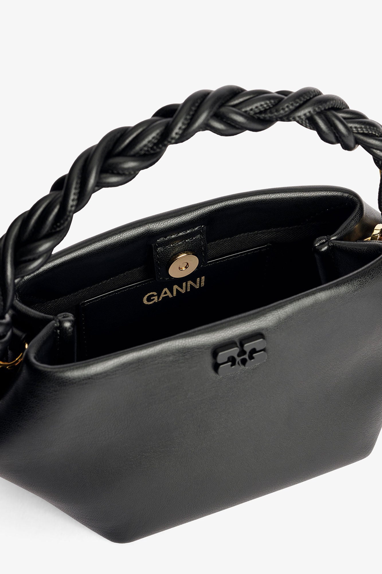 GANNI Hot Sale Black Black Mini Bou Bag