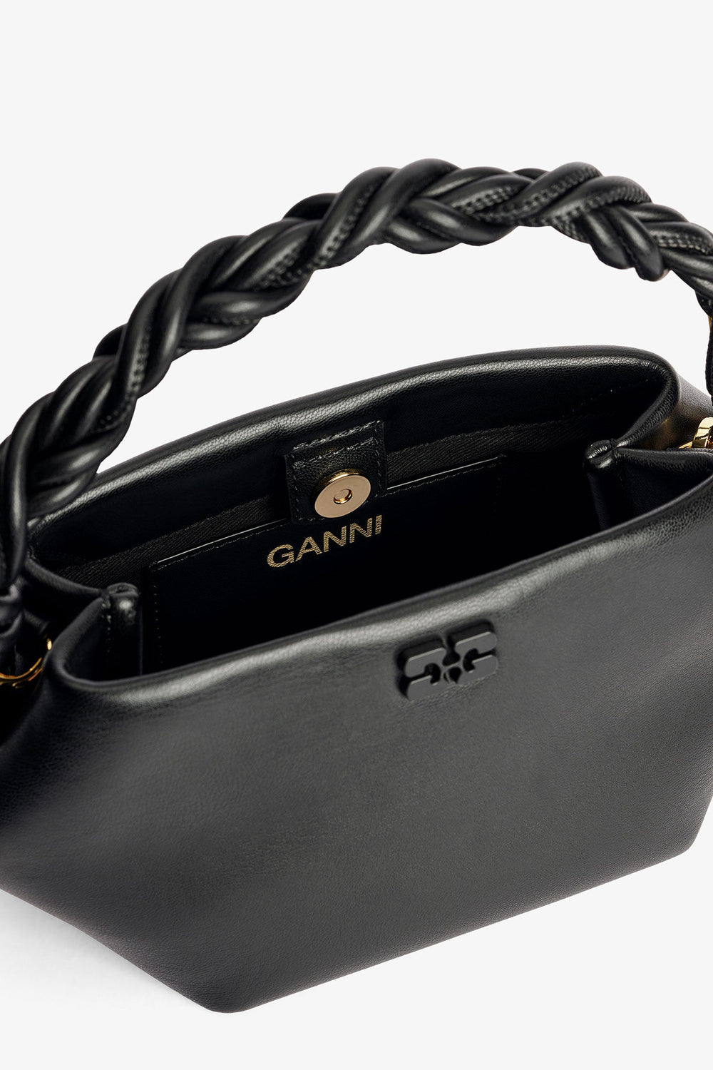 GANNI Hot Sale Black Black Mini Bou Bag