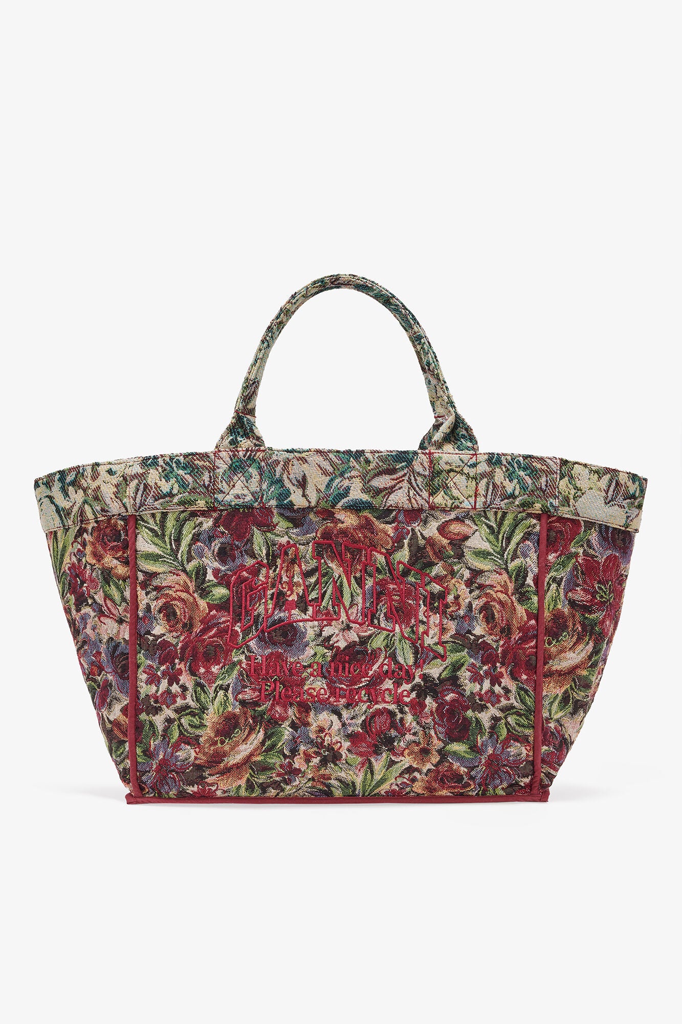 GANNI Online Jadeite Tapestry XXL Tote