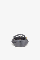 GANNI On Sale Lava Smoke Washed Grey Mini Bou Bag