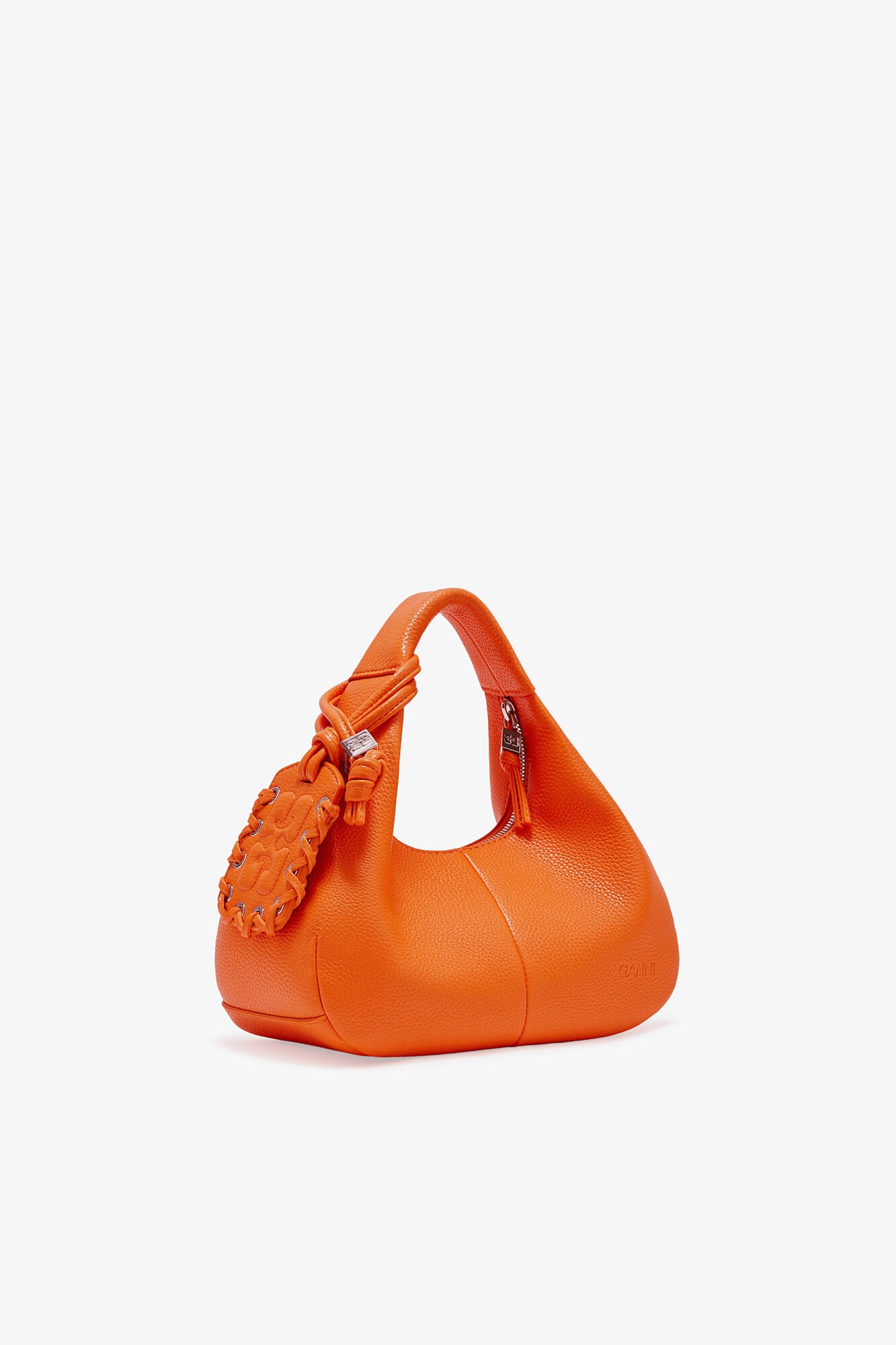 GANNI Outlet Russet Orange Orange Mini Hobo Bag