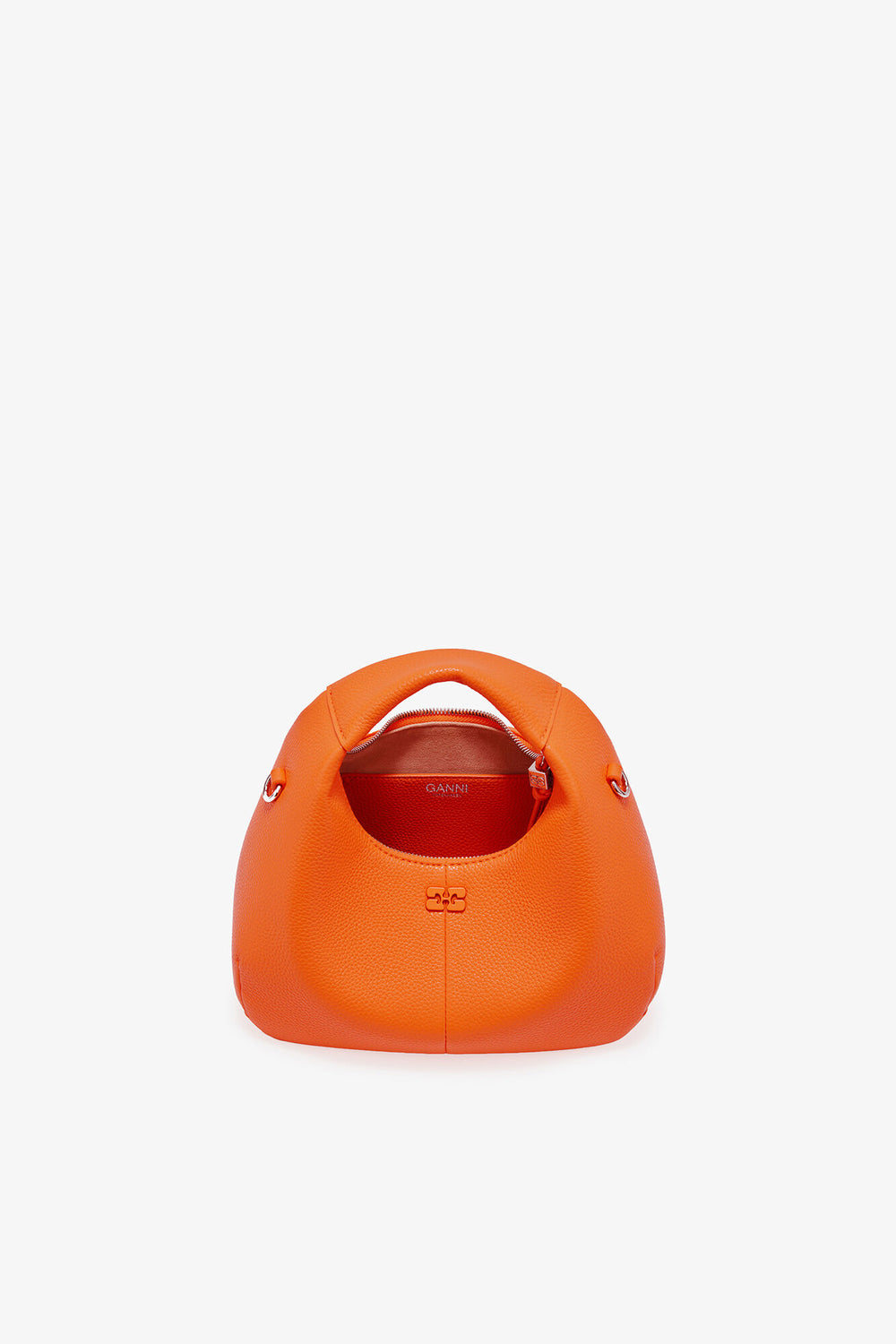 GANNI Outlet Russet Orange Orange Mini Hobo Bag