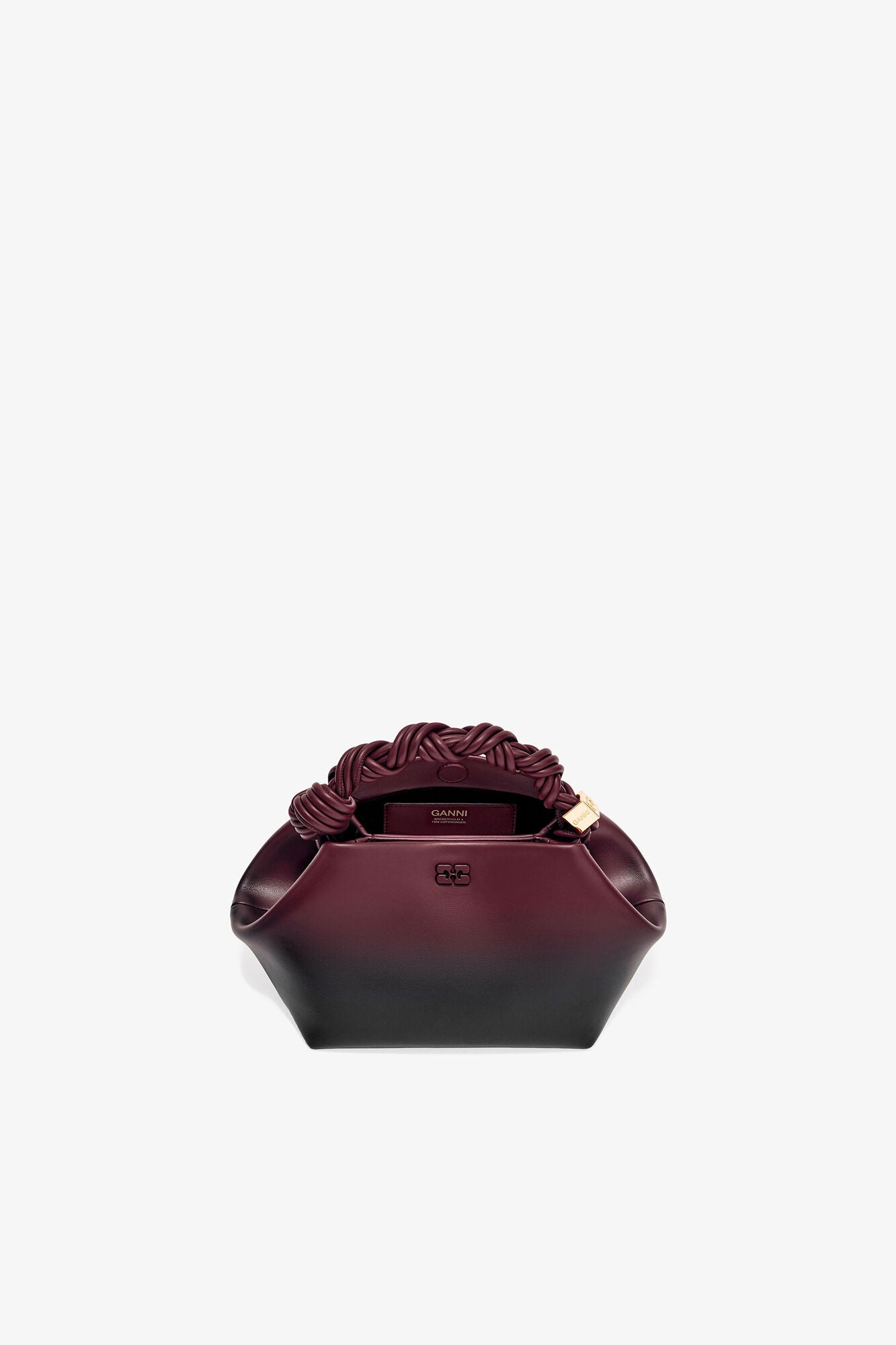GANNI us Tawny Port Red Gradient Small Bou Bag