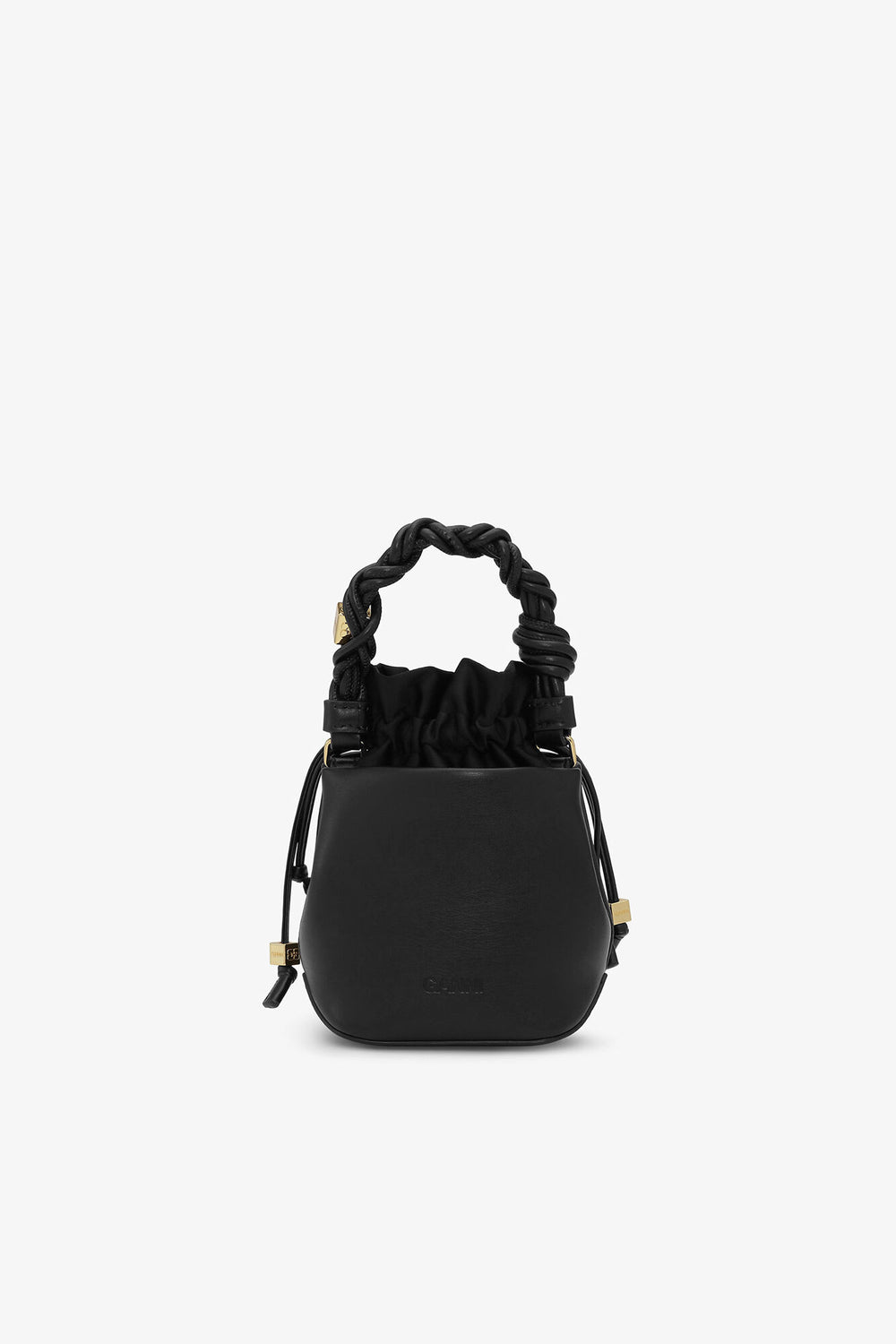GANNI Online Black Black Mini Bou Bucket Bag