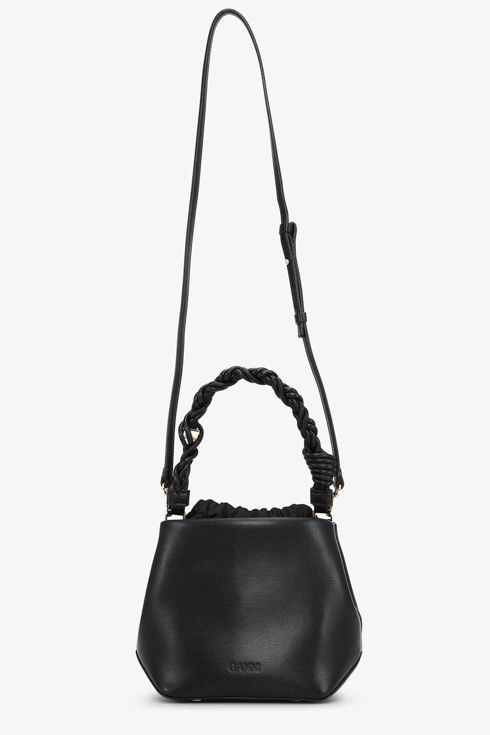 GANNI On Sale Black Black Bou Bucket Bag
