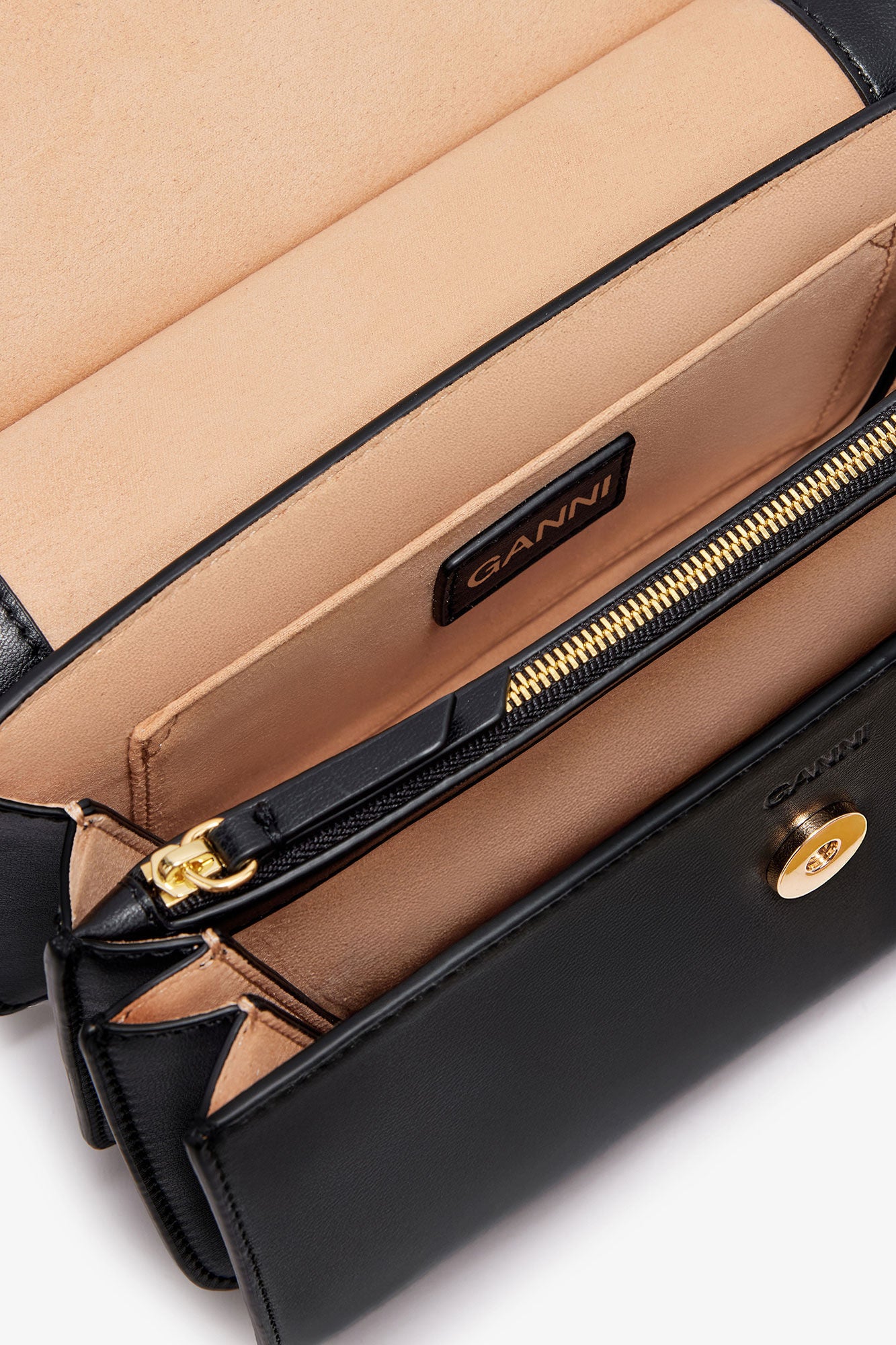 GANNI Hot Sale Black Black Small Apo-G Bag