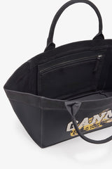 GANNI Discount Black Black XXL Banana Print Tote