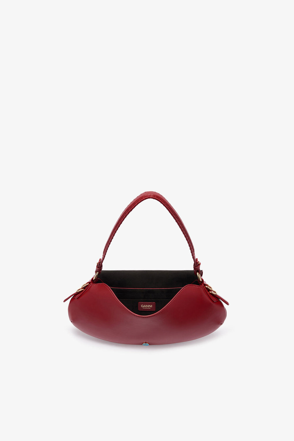 GANNI New Red Dahlia Red B-Kat Bag
