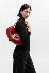 GANNI New Red Dahlia Red B-Kat Bag