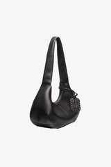 GANNI Discount Black Black Medium Hobo Bag